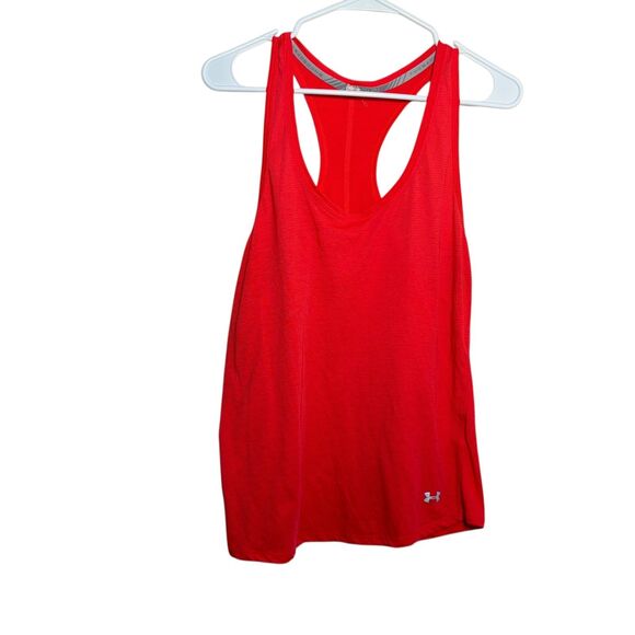 Under Armour Tank Top Women's Large Round Neck Athletic Racerback Shirt - Picture 1 of 9